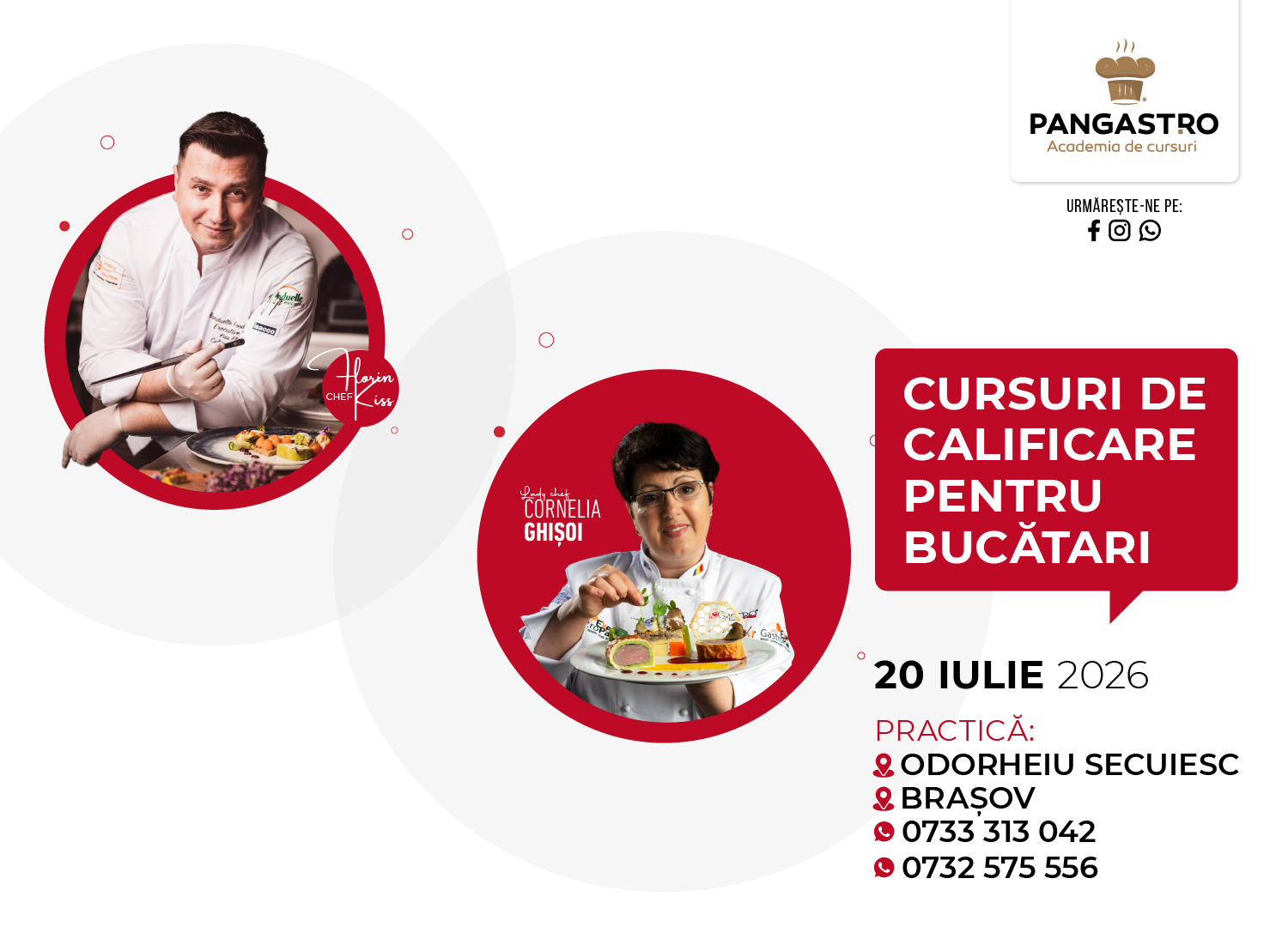 CALIFICARE pentru BUCĂTARI