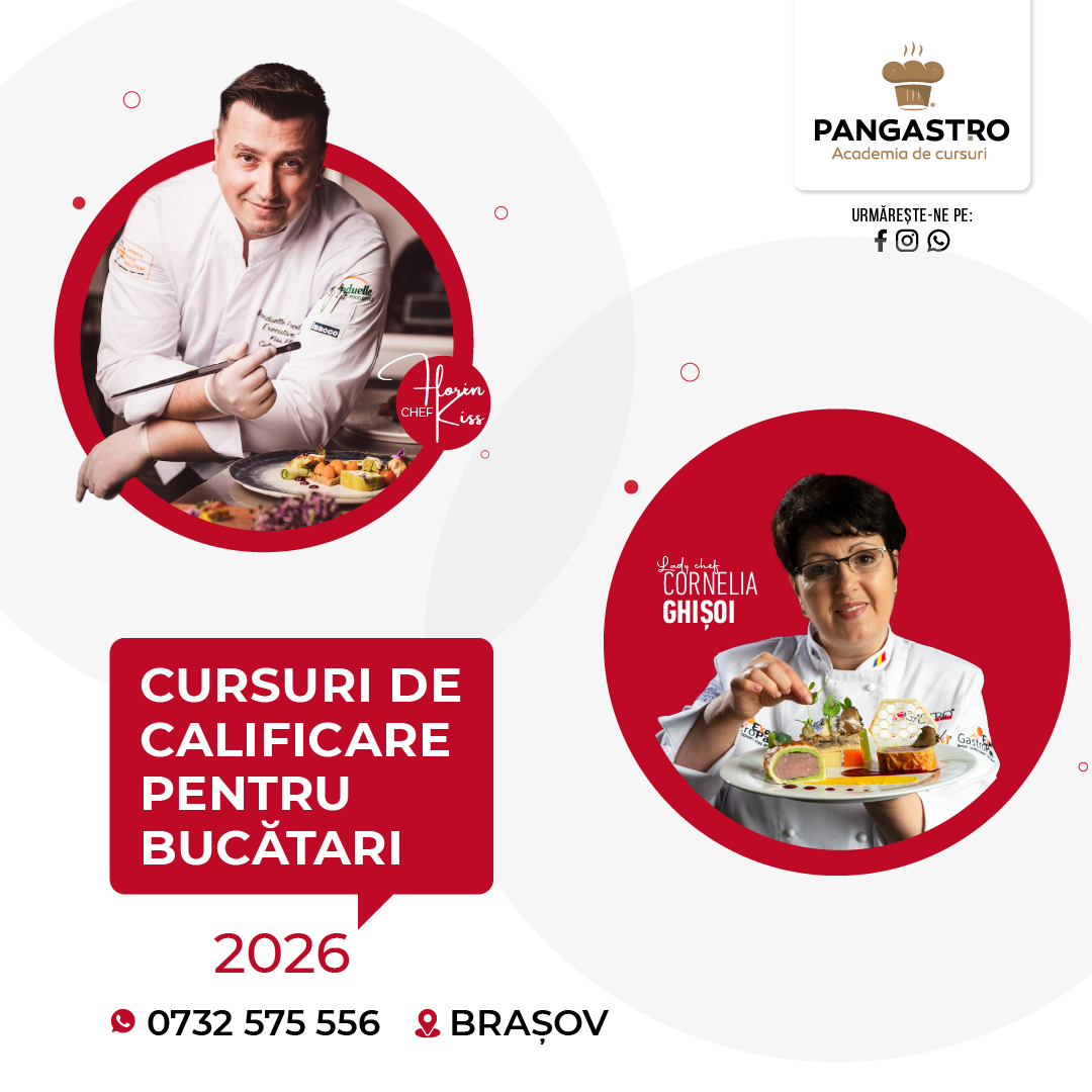 CALIFICARE pentru BUCĂTARI